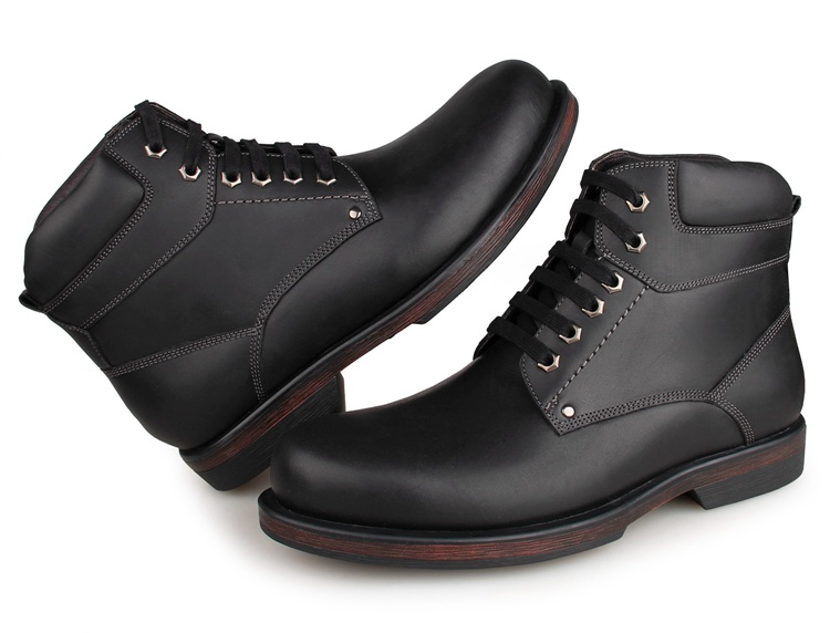 1003A8 New Arrival Comfortable Genuine Cow Leather America 8 Size Men Army Boots