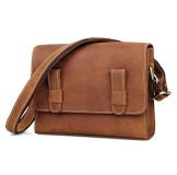 C005B New Design Crazy Horse Leather Classic Sling Bag for Girls