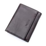R-8105R-1 Soft Cow Leather RFID Wallet with LOGO Card Holder 
