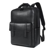 2768A New Design Black Real Cow Leather Backpack 