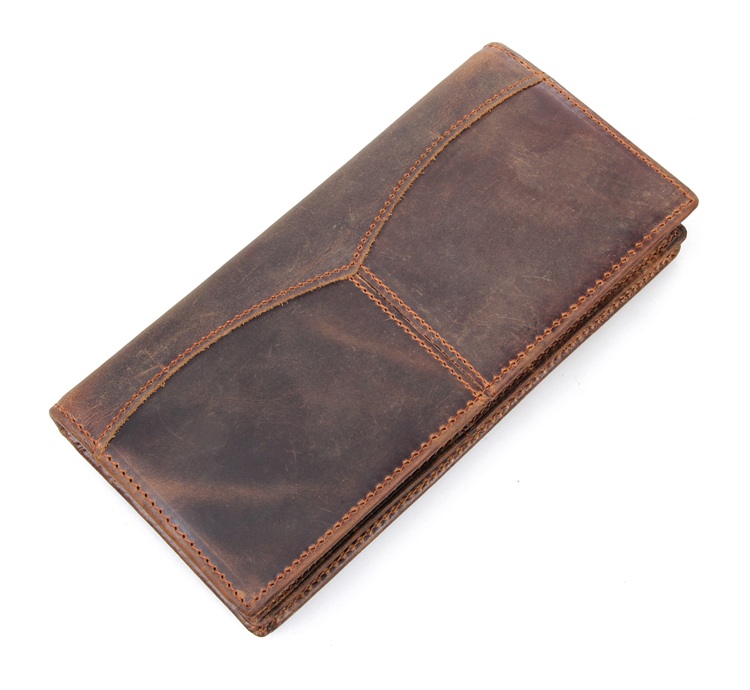 8059R 100% Real Genuine Leather Wallet Card Holder