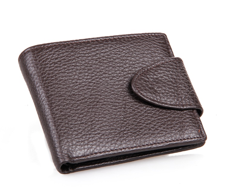 8060C-1 100% Real Genuine Leather Wallet Billfold Pocket Purse