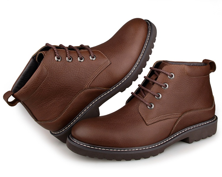 1002C7 Durable Cow Leather America 7 Size Men Leather Shoes