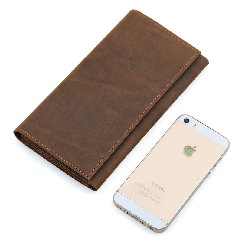 8110B Genuine Crazy Horse Leather Daily Cash Holder Leisure Money Holder