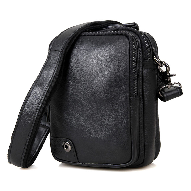 1007A Black Hot Selling Natural Leather Purse for Men