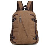 9037C Coffee New Unique Design Hiqh Quality Canvas Laptop Rucksack