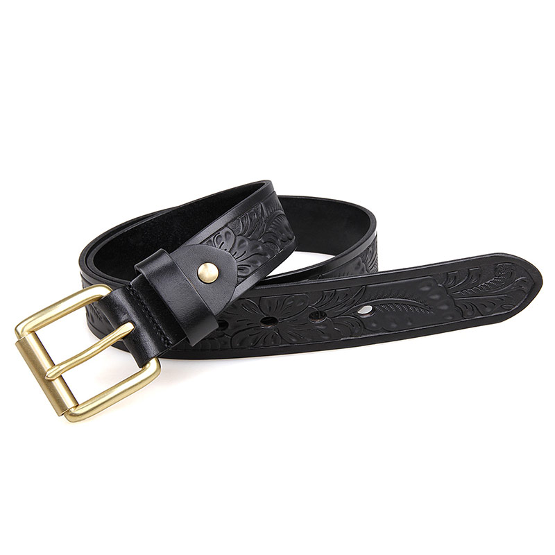 B011A JMD Brand Water Buffalo Genuine Leather Belt   