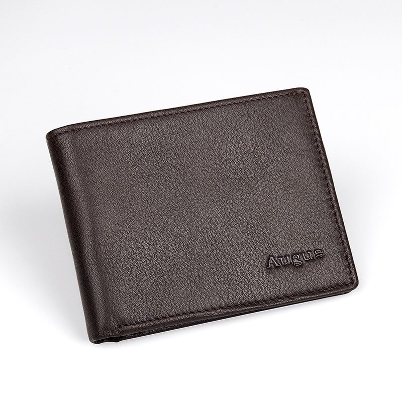 R-8179Q-1 Classic Coffee Vintage Leather Mini Wallet Purse