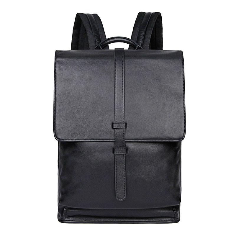 2754A 100% Cow Leather Laptop Backpack for Young People