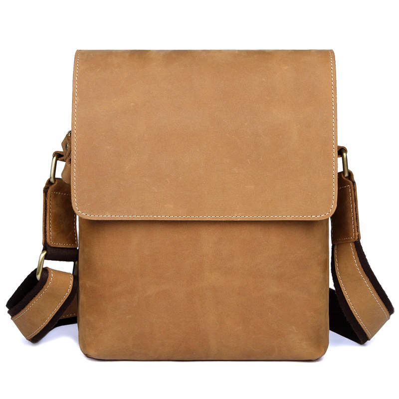 1066B  Vintage Genuine Leather Sling Bag for Ipad 