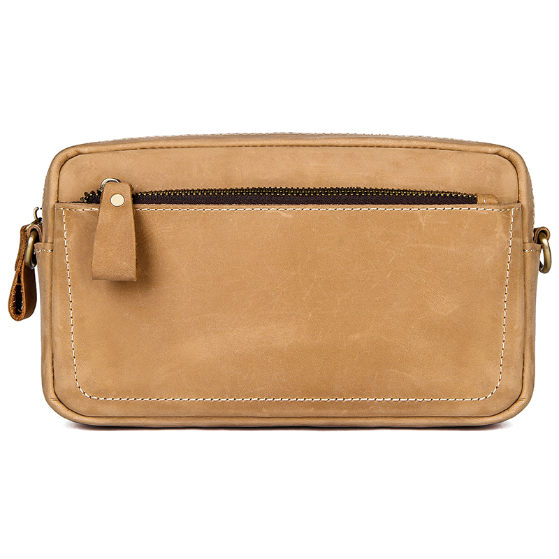 C016B Crazy Horse Leather Cosmetic Bag Bathroom Bag