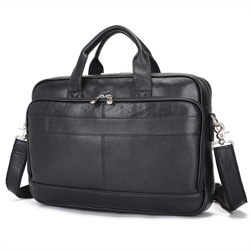 7409A-Y  Leather Bag for Men Briefcase Bag