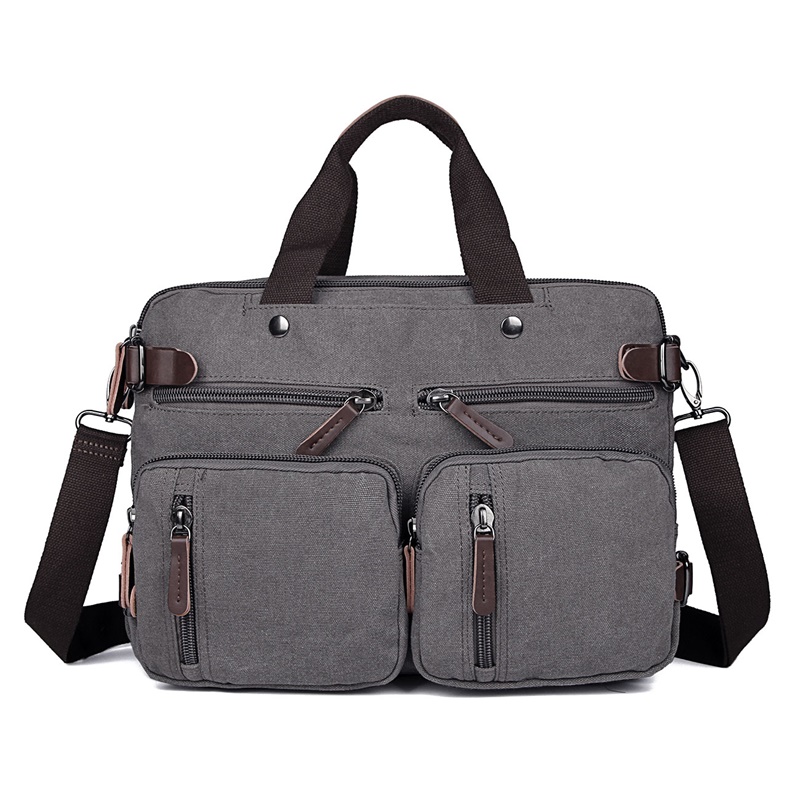 9030J High Capacity Briefcase Handbag Canvas Laptop Bags Vintage Casual Travel Bag Male Shoulder Messenger Crossbody Bag