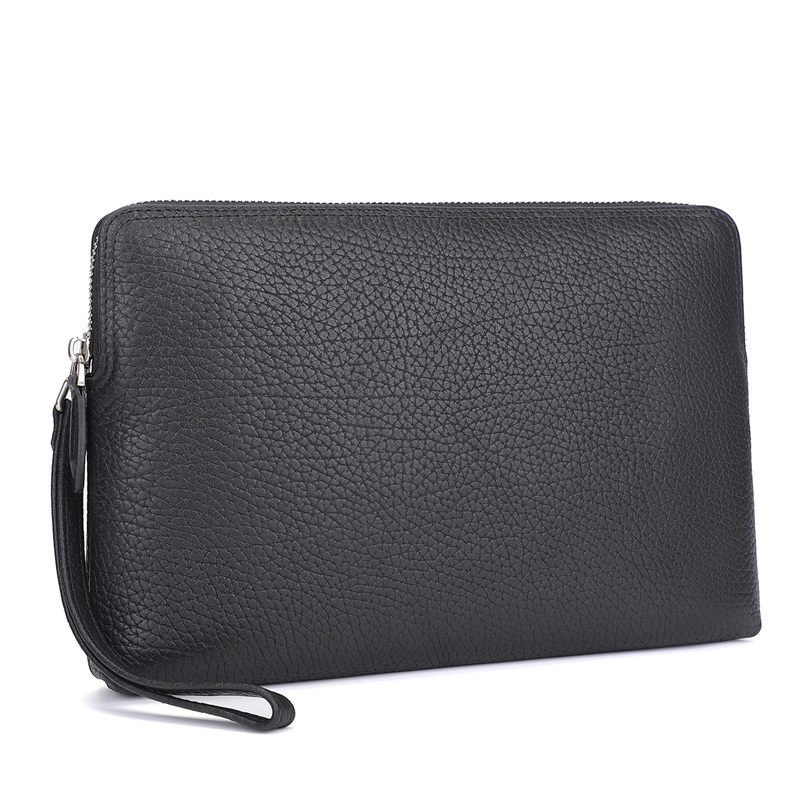 C027A Cow Genuine Leather Clutch Bag Men's Handbag