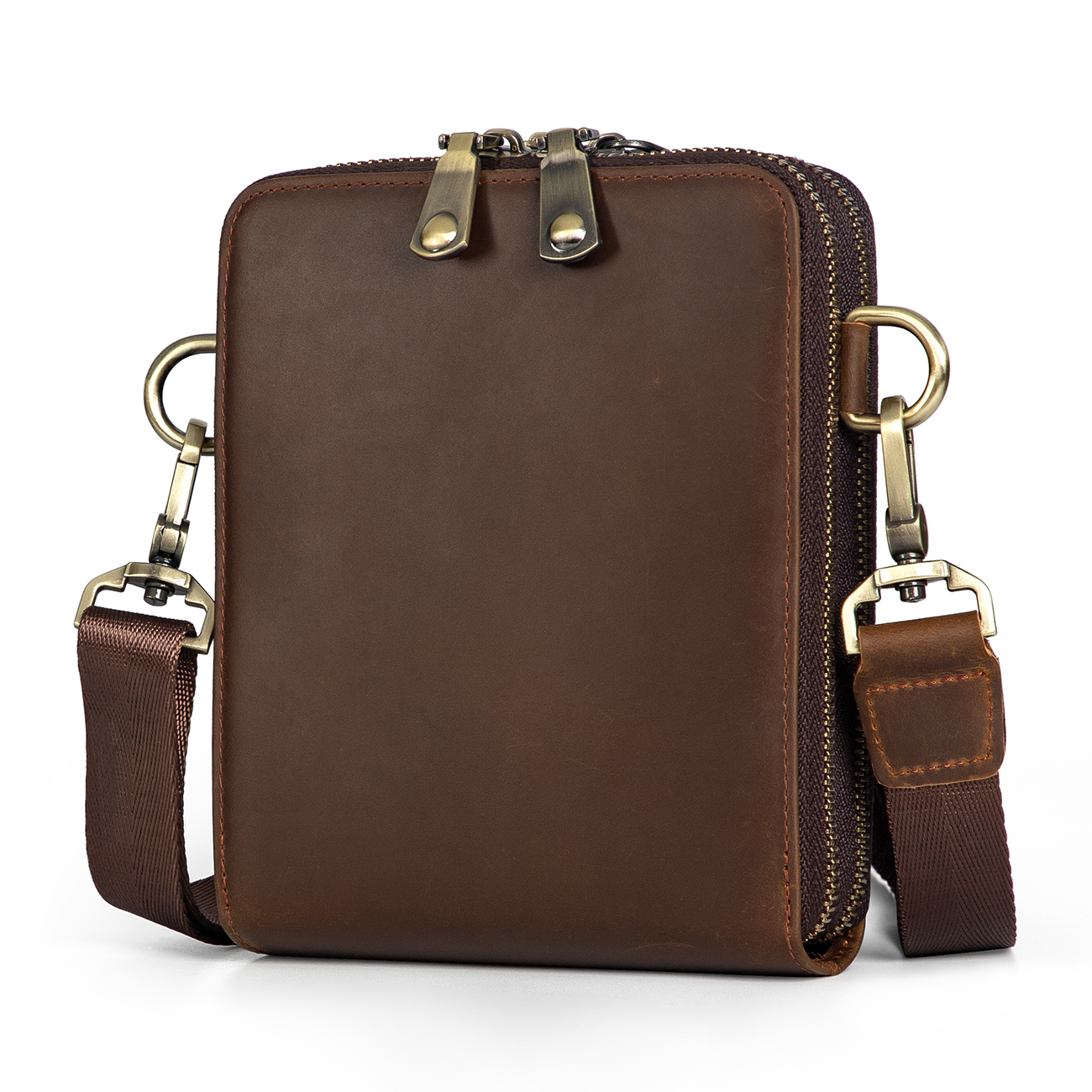 Dark brown Phone Bag Multi-function Sling Bag