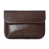 Dark brown Leather Mini Moveable Purse Bag Crossbody Bag