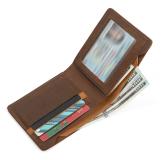 Brown New Unique Design Wallet High Quality Real Leather Card Holder